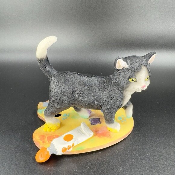 Lenox PICATSO Cat Resin Figurine Retired Sweet Kitties Collection Figure - Picture 1 of 9